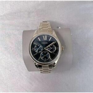 Fossil BQ3757 Rye Multifunction Gold-Tone Stainless Steel Watch